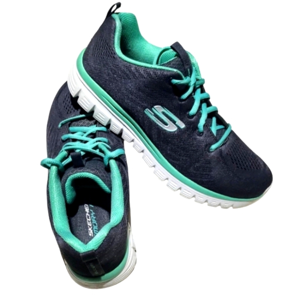 ◾LIKE NEW◾WOMEN'S (SIZE 9) SKECHERS LACE-UP SNEAKER
